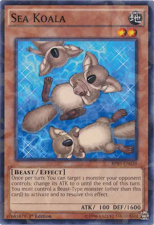 Sea Koala [BP03-EN038] Shatterfoil Rare - Doe's Cards