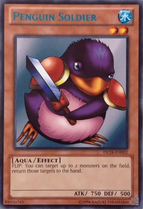 Penguin Soldier (Blue - DL18) [DL18-EN002] Rare - Doe's Cards
