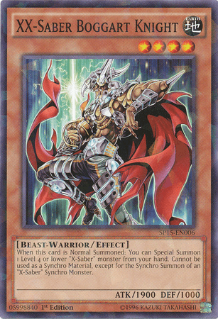 XX-Saber Boggart Knight [SP15-EN006] Shatterfoil Rare - Doe's Cards