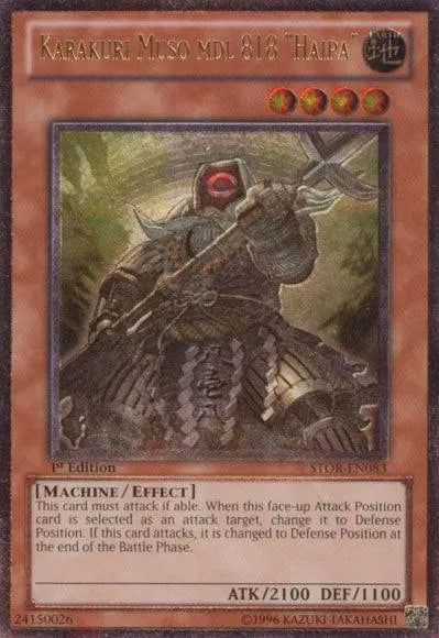 Karakuri Muso mdl 818 "Haipa" [STOR-EN083] Ultimate Rare - Doe's Cards