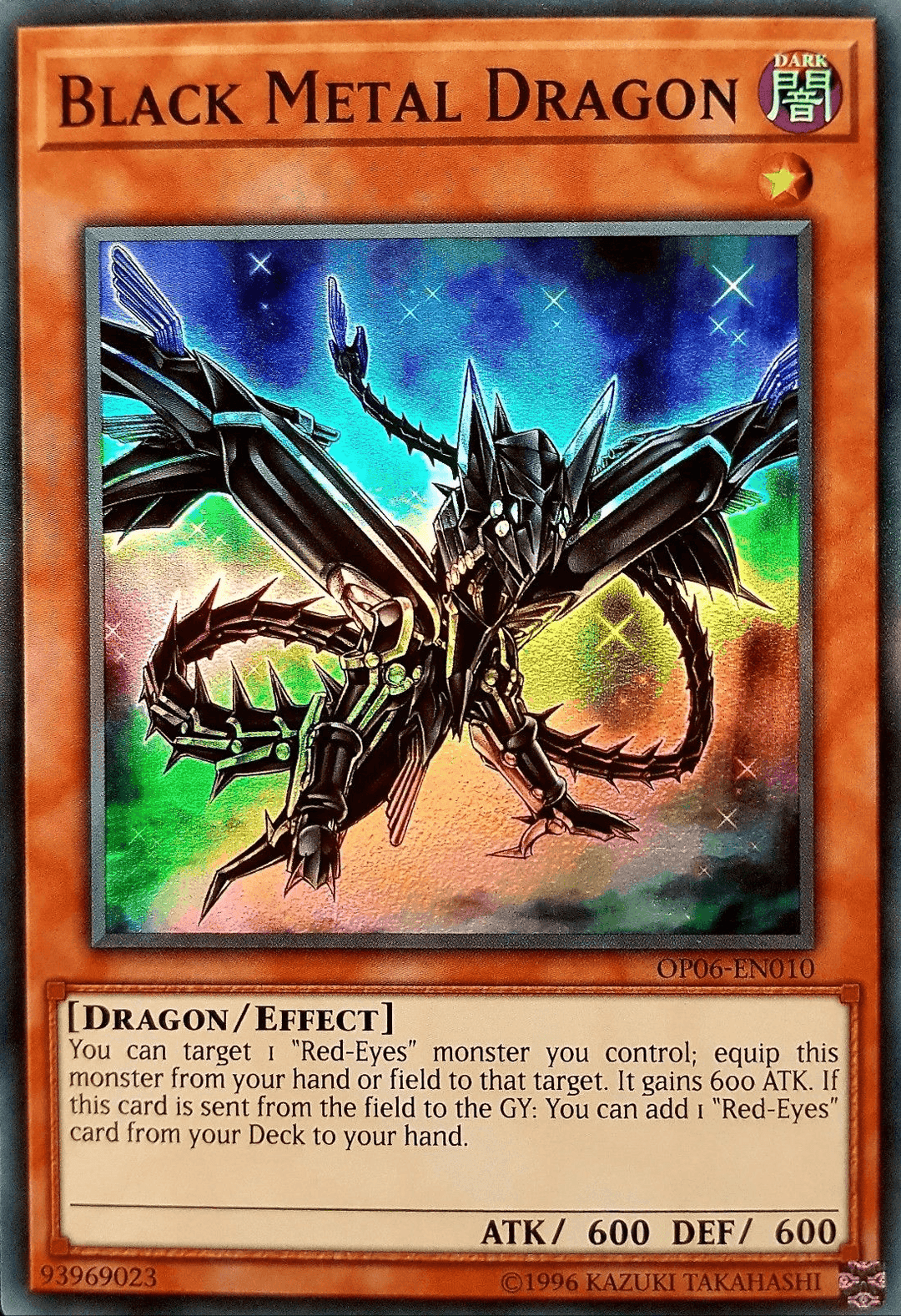 Black Metal Dragon [OP06-EN010] Super Rare - Doe's Cards