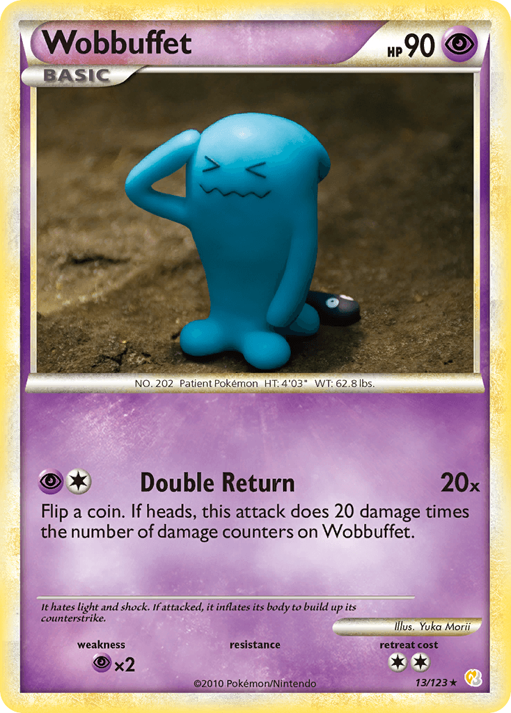 Wobbuffet (13/123) [HeartGold & SoulSilver: Base Set] - Doe's Cards