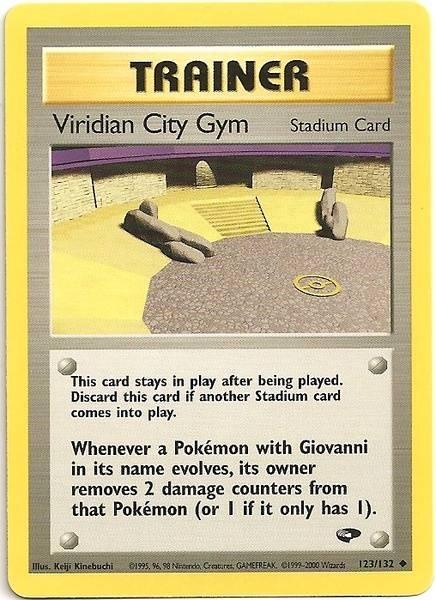 Viridian City Gym (123/132) [Gym Challenge Unlimited] - Doe's Cards