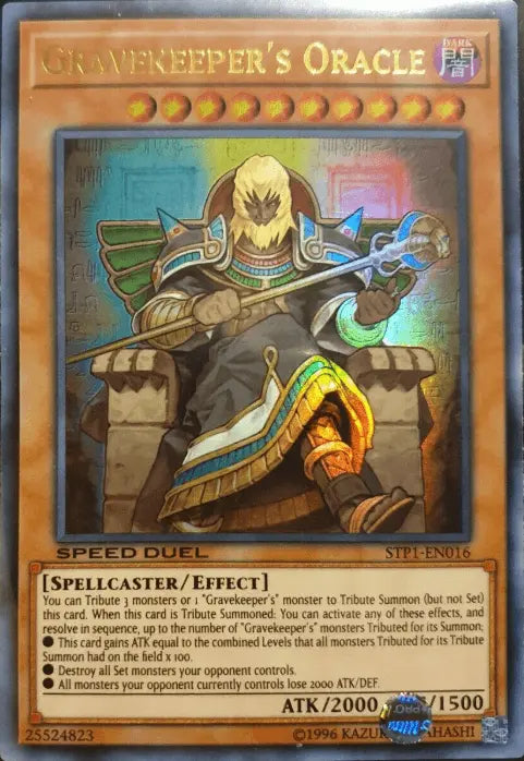 Gravekeeper's Oracle [STP1-EN016] Ultra Rare - Doe's Cards