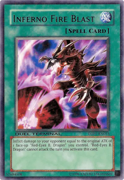 Inferno Fire Blast [DTP1-EN015] Rare - Doe's Cards