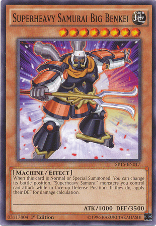 Superheavy Samurai Big Benkei [SP15-EN017] Common - Doe's Cards