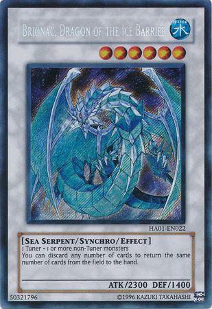 Brionac, Dragon of the Ice Barrier [HA01-EN022] Secret Rare - Doe's Cards