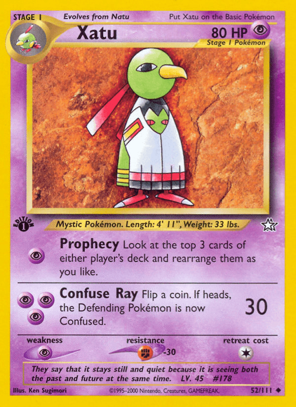 Xatu (52/111) [Neo Genesis 1st Edition] - Doe's Cards