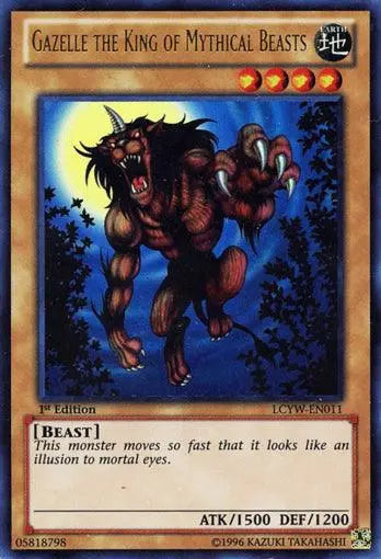 Gazelle the King of Mythical Beasts [LCYW-EN011] Ultra Rare - Doe's Cards