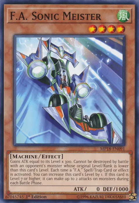 F.A. Sonic Meister [MP18-EN091] Common - Doe's Cards