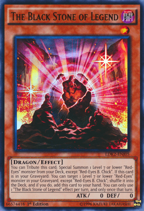 The Black Stone of Legend [LDK2-ENJ05] Ultra Rare - Doe's Cards