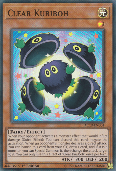 Clear Kuriboh [AC19-EN004] Super Rare - Doe's Cards