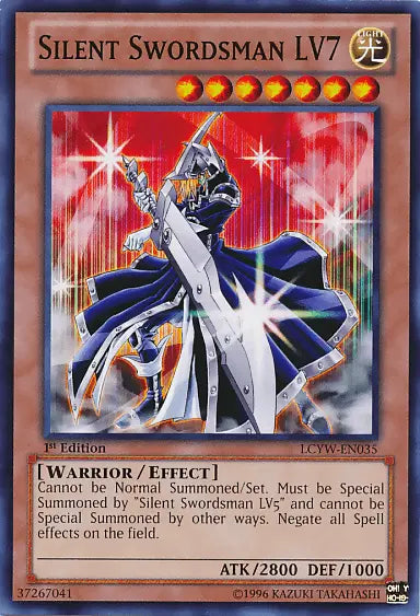 Silent Swordsman LV7 [LCYW-EN035] Common - Doe's Cards