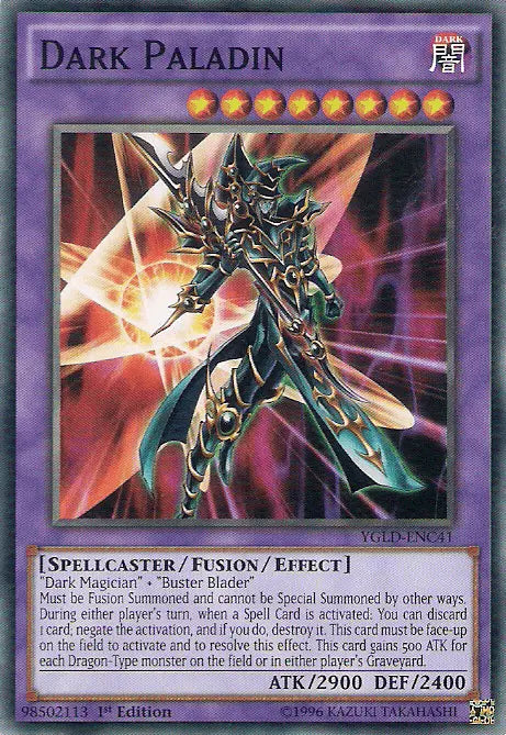 Dark Paladin [YGLD-ENC41] Common - Doe's Cards