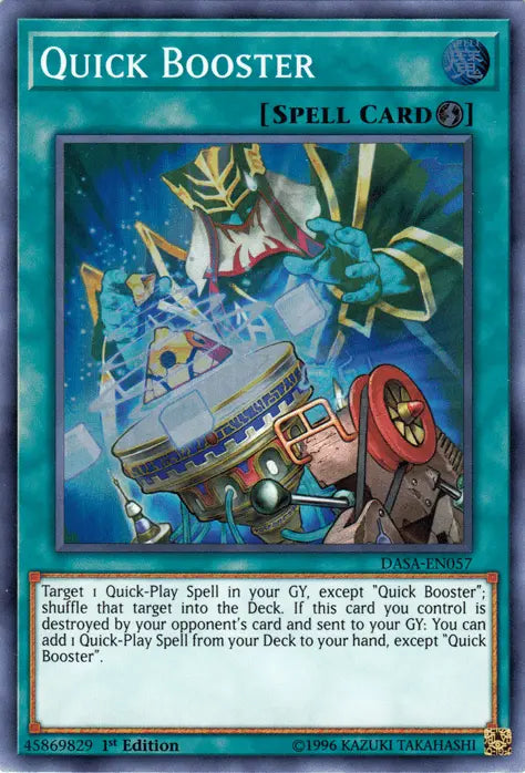 Quick Booster [DASA-EN057] Super Rare - Doe's Cards