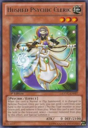Hushed Psychic Cleric [EXVC-EN027] Rare - Doe's Cards