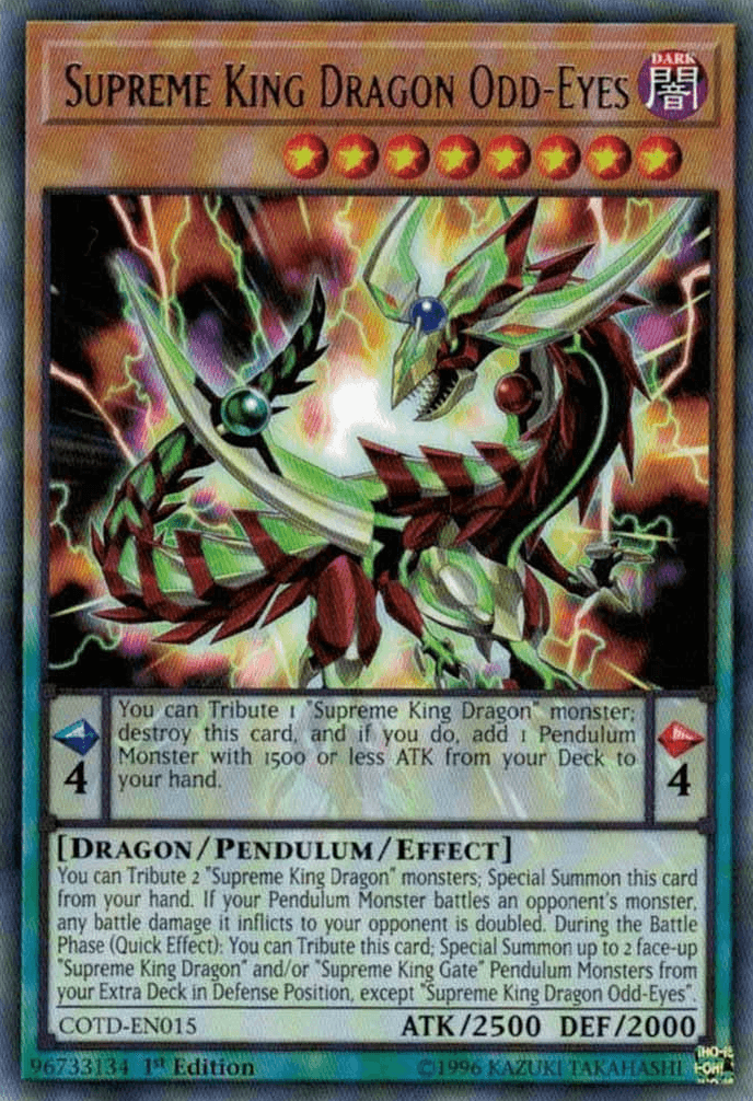 Supreme King Dragon Odd-Eyes [COTD-EN015] Rare - Doe's Cards