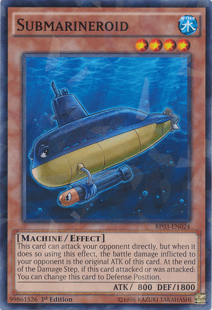 Submarineroid [BP03-EN024] Shatterfoil Rare - Doe's Cards