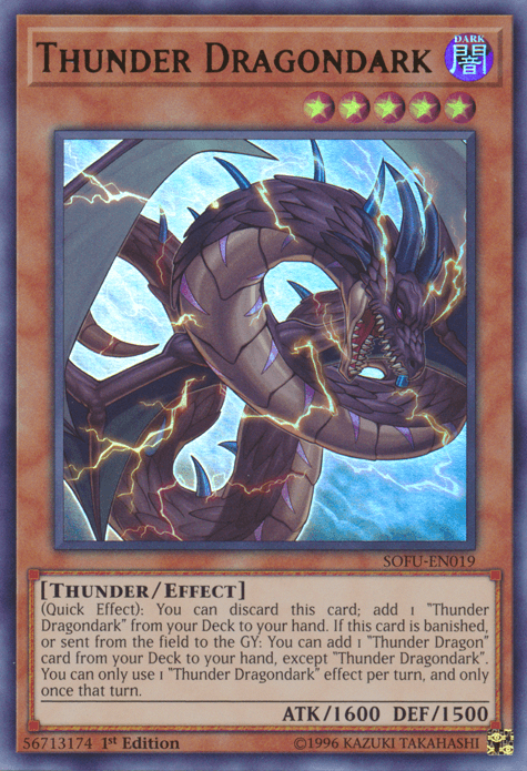 Thunder Dragondark [SOFU-EN019] Ultra Rare - Doe's Cards