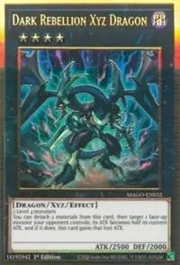Dark Rebellion Xyz Dragon [MAGO-EN032] Gold Rare - Doe's Cards