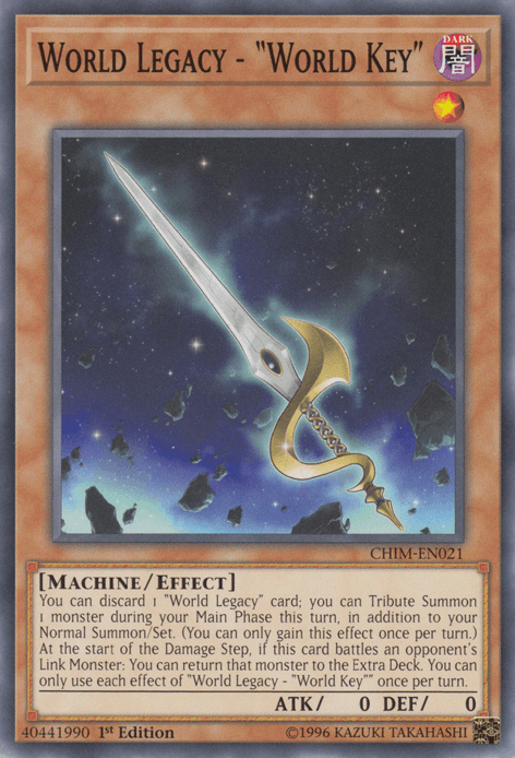 World Legacy - "World Key" [CHIM-EN021] Common - Doe's Cards