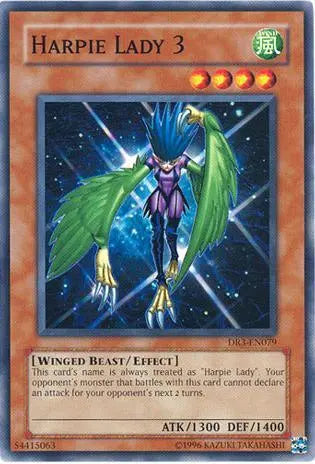 Harpie Lady 3 [DR3-EN079] Common - Doe's Cards