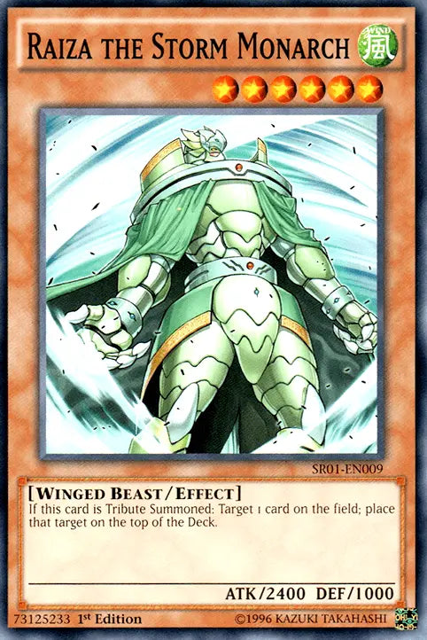Raiza the Storm Monarch [SR01-EN009] Common - Doe's Cards
