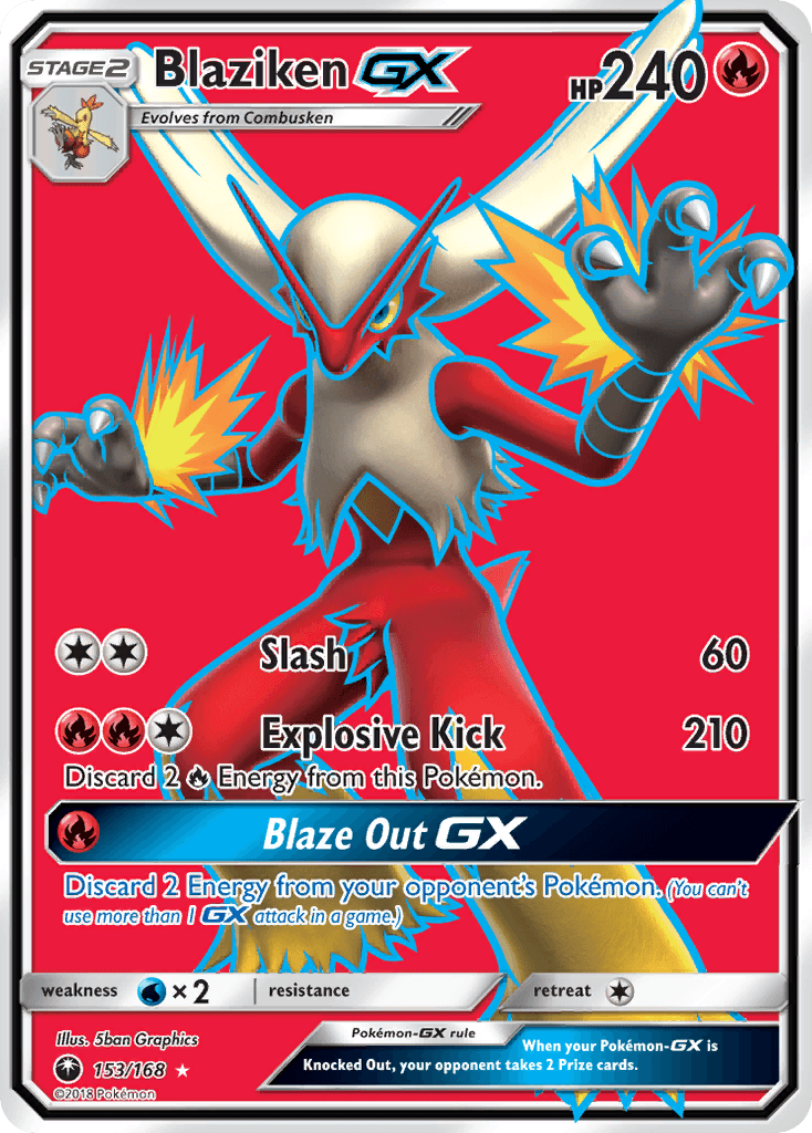 Blaziken GX (153/168) [Sun & Moon: Celestial Storm] - Doe's Cards
