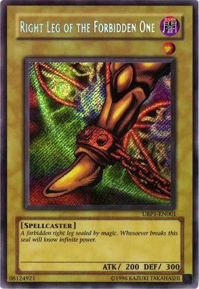 Right Leg of the Forbidden One [UBP1-EN001] Secret Rare - Doe's Cards
