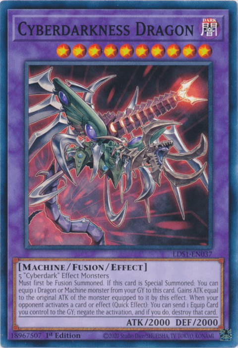 Cyberdarkness Dragon [LDS1-EN037] Common - Doe's Cards