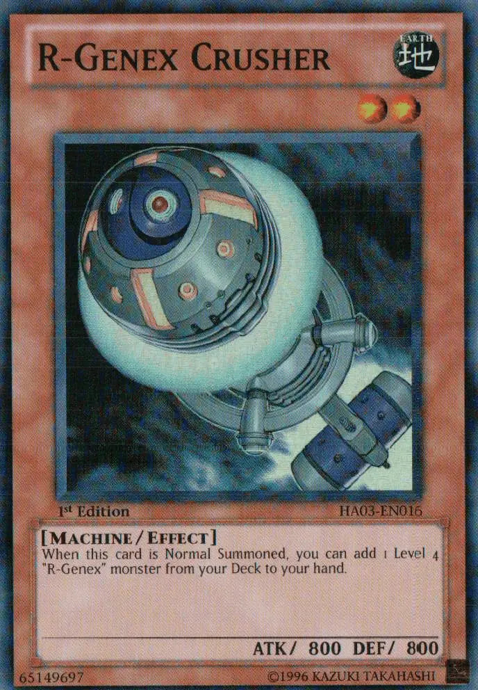 R-Genex Crusher [HA03-EN016] Super Rare - Doe's Cards
