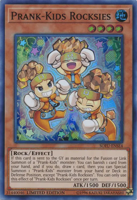 Prank-Kids Rocksies [SOFU-ENSE4] Super Rare - Doe's Cards