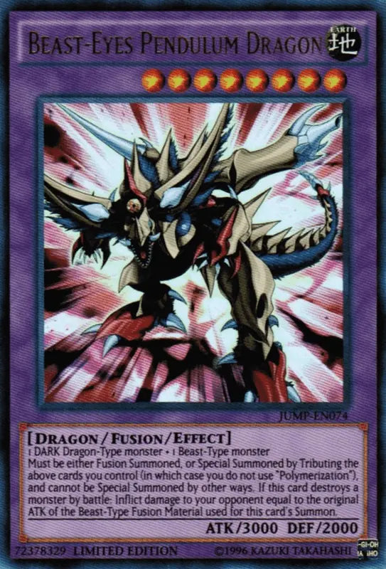 Beast-Eyes Pendulum Dragon [JUMP-EN074] Ultra Rare - Doe's Cards
