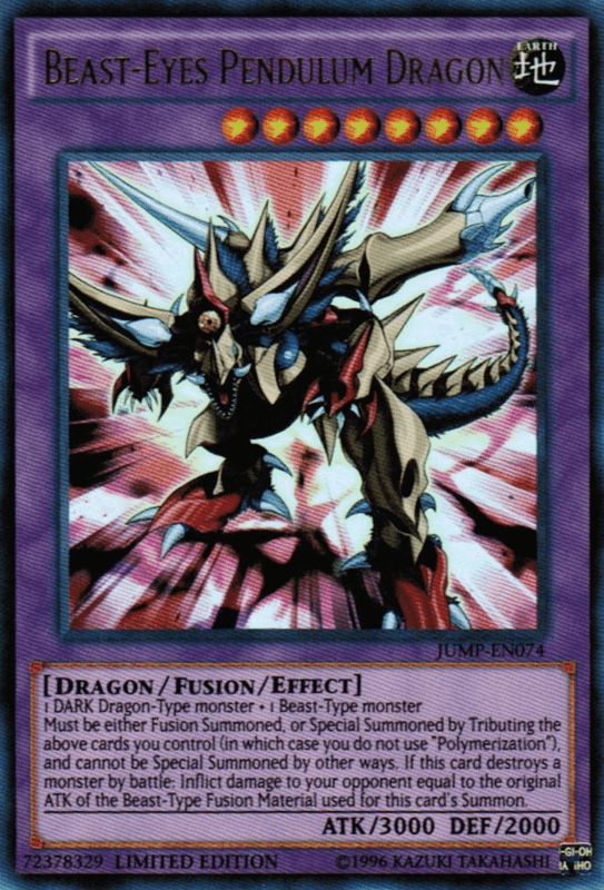 Beast-Eyes Pendulum Dragon [JUMP-EN074] Ultra Rare - Doe's Cards