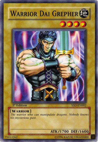 Warrior Dai Grepher [YSD-EN002] Common - Doe's Cards