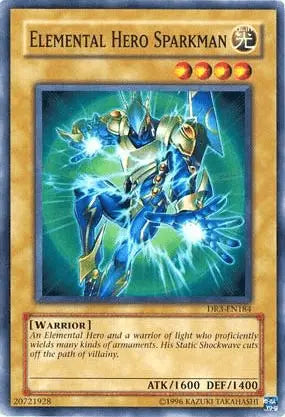 Elemental Hero Sparkman [DR3-EN184] Common - Doe's Cards