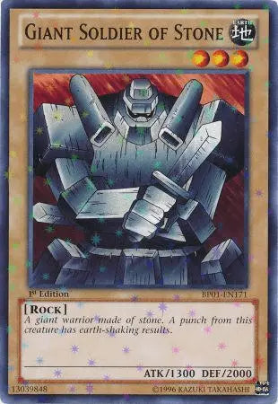 Giant Soldier of Stone [BP01-EN171] Starfoil Rare - Doe's Cards