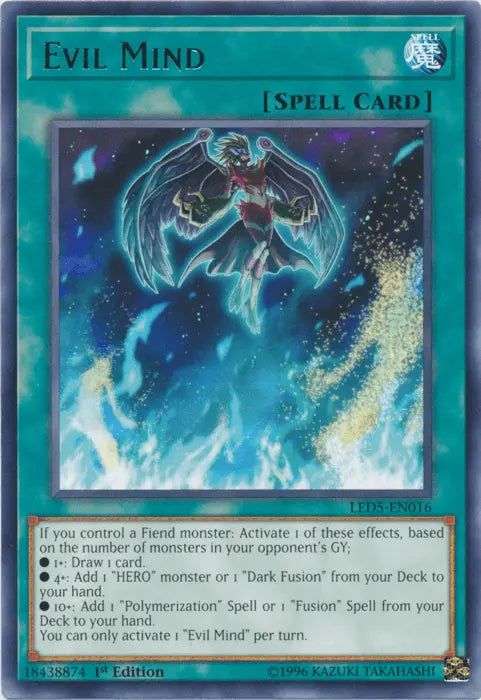 Evil Mind [LED5-EN016] Rare - Doe's Cards