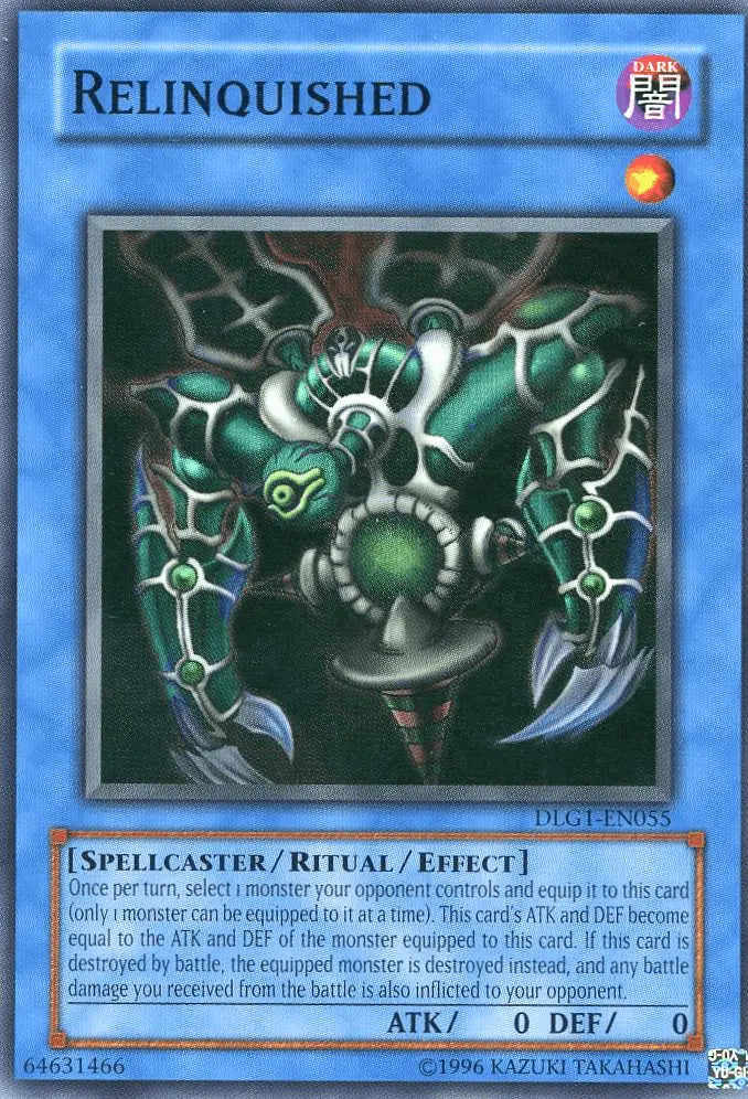 Relinquished [DLG1-EN055] Super Rare - Doe's Cards