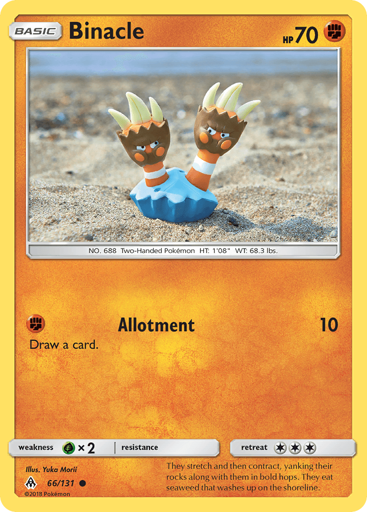 Binacle (66/131) [Sun & Moon: Forbidden Light] - Doe's Cards