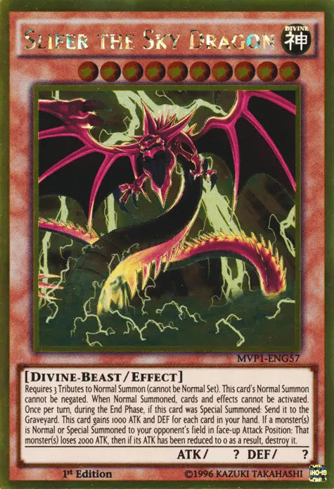 Slifer the Sky Dragon [MVP1-ENG57] Gold Rare - Doe's Cards