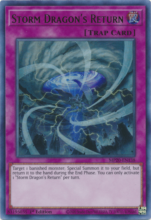 Storm Dragon's Return [MP20-EN138] Ultra Rare - Doe's Cards