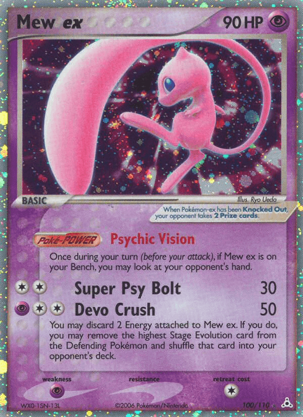 Mew ex (100/110) [EX: Holon Phantoms] - Doe's Cards