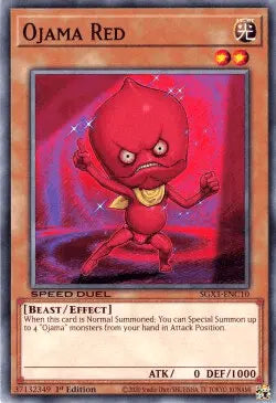 Ojama Red [SGX1-ENC10] Common - Doe's Cards
