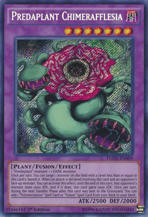 Predaplant Chimerafflesia [FUEN-EN009] Secret Rare - Doe's Cards