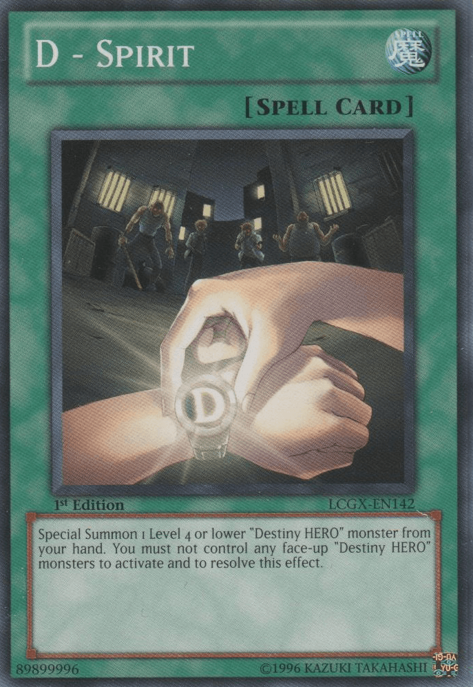 D - Spirit [LCGX-EN142] Common - Doe's Cards