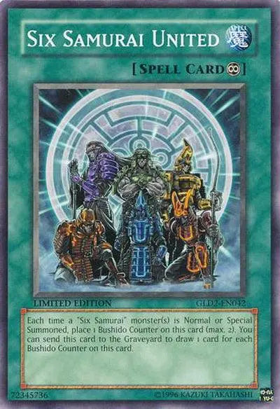 Six Samurai United [GLD2-EN042] Common - Doe's Cards
