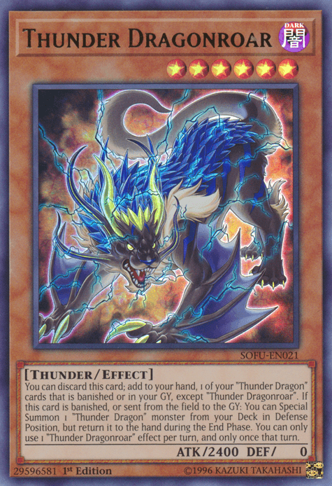 Thunder Dragonroar [SOFU-EN021] Ultra Rare - Doe's Cards