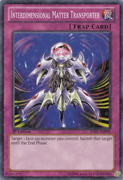 Interdimensional Matter Transporter [BP01-EN098] Starfoil Rare - Doe's Cards