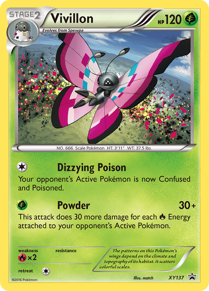 Vivillon (XY137) [XY: Black Star Promos] - Doe's Cards